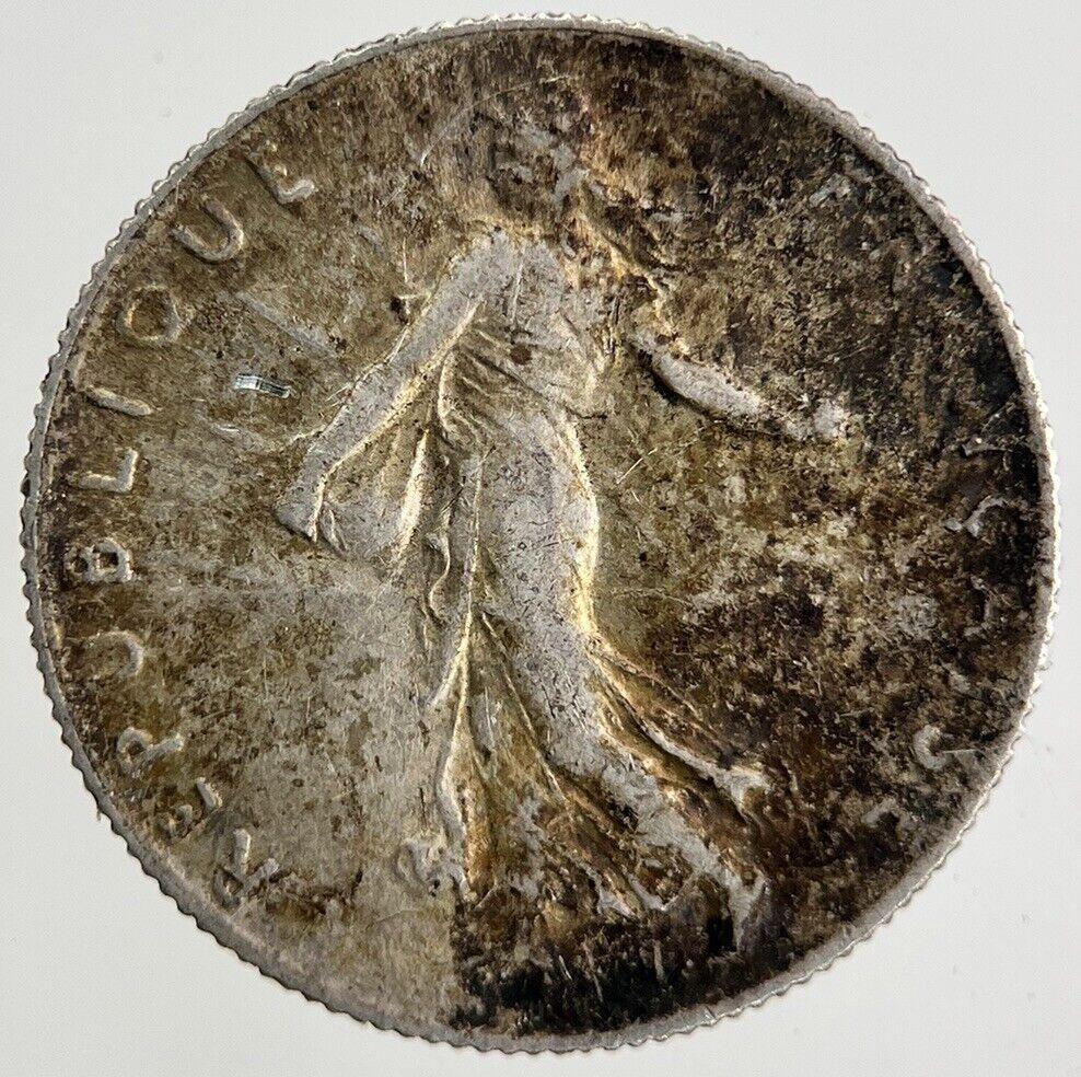 1916 France 50 Centimes Silver Coin | Fine Collectable Grade