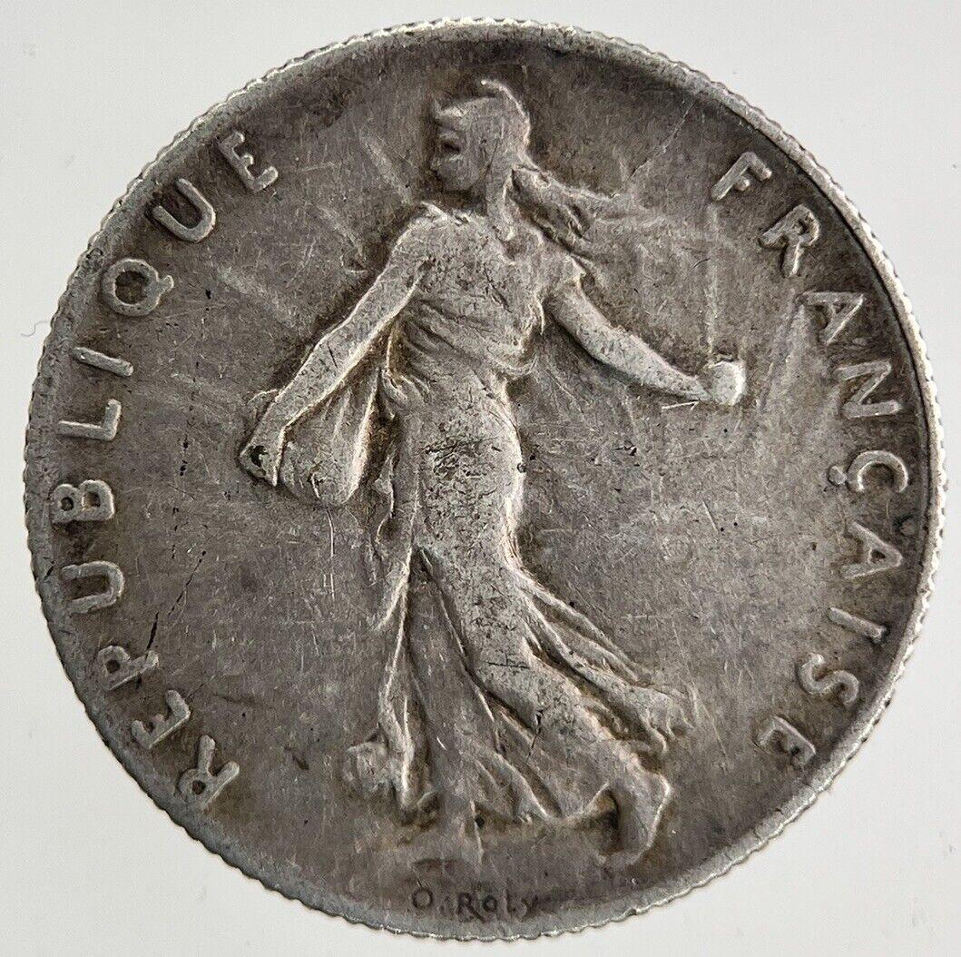1916 France 50 Centimes Silver Coin | Fine Collectable Grade