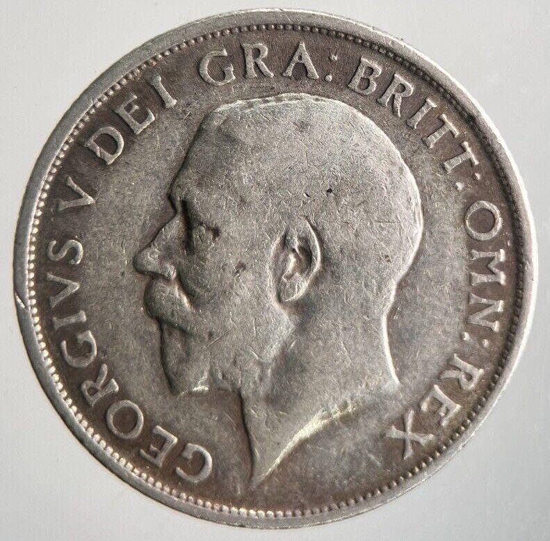 1916 George V Shilling Silver Coin | Collectable Grade | a4402