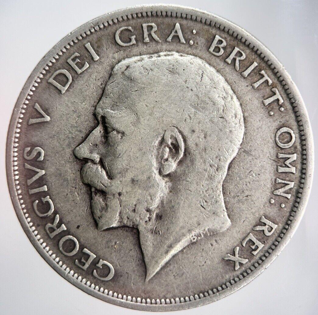 1916 George V Half-Crown Silver Coin | Fine Collectable Grade | a4501