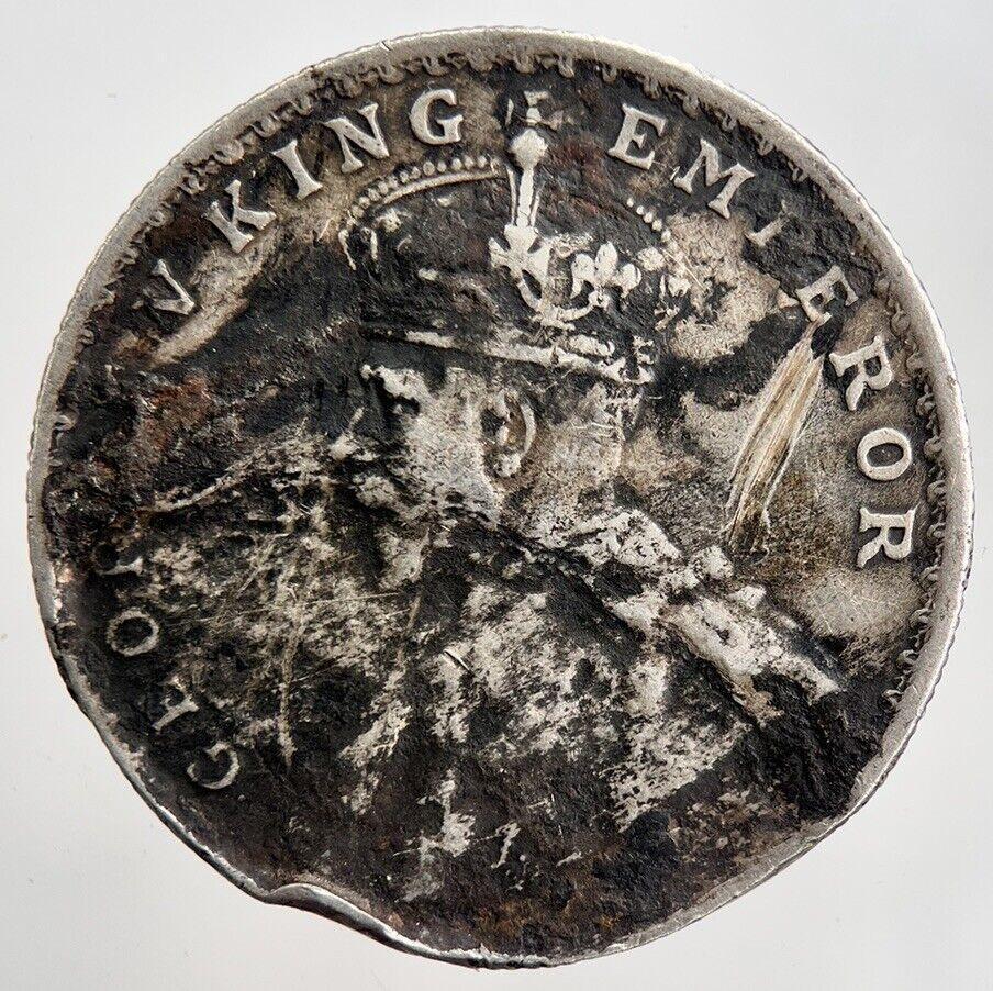 1916 India 1 One Rupee Silver Coin | Fair Grade | a2440