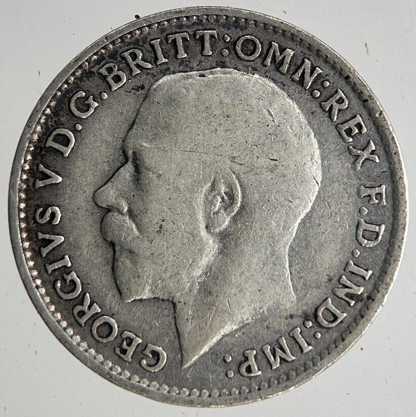 1916 George V Threepence Silver Coin | Fine Collectable Grade