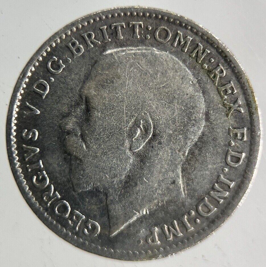 1916 George V Threepence Silver Coin | Fine Collectable Grade