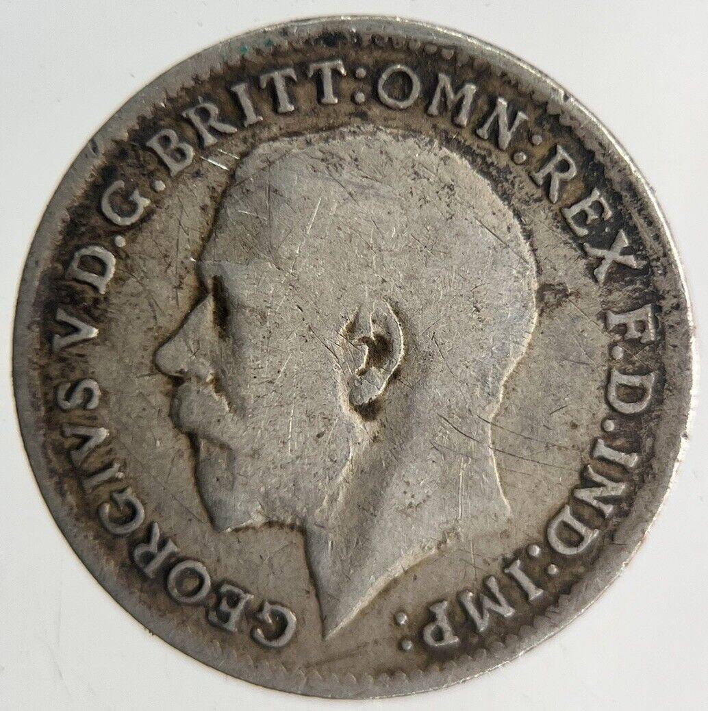 1916 George V Threepence Silver Coin | Fine Collectable Grade