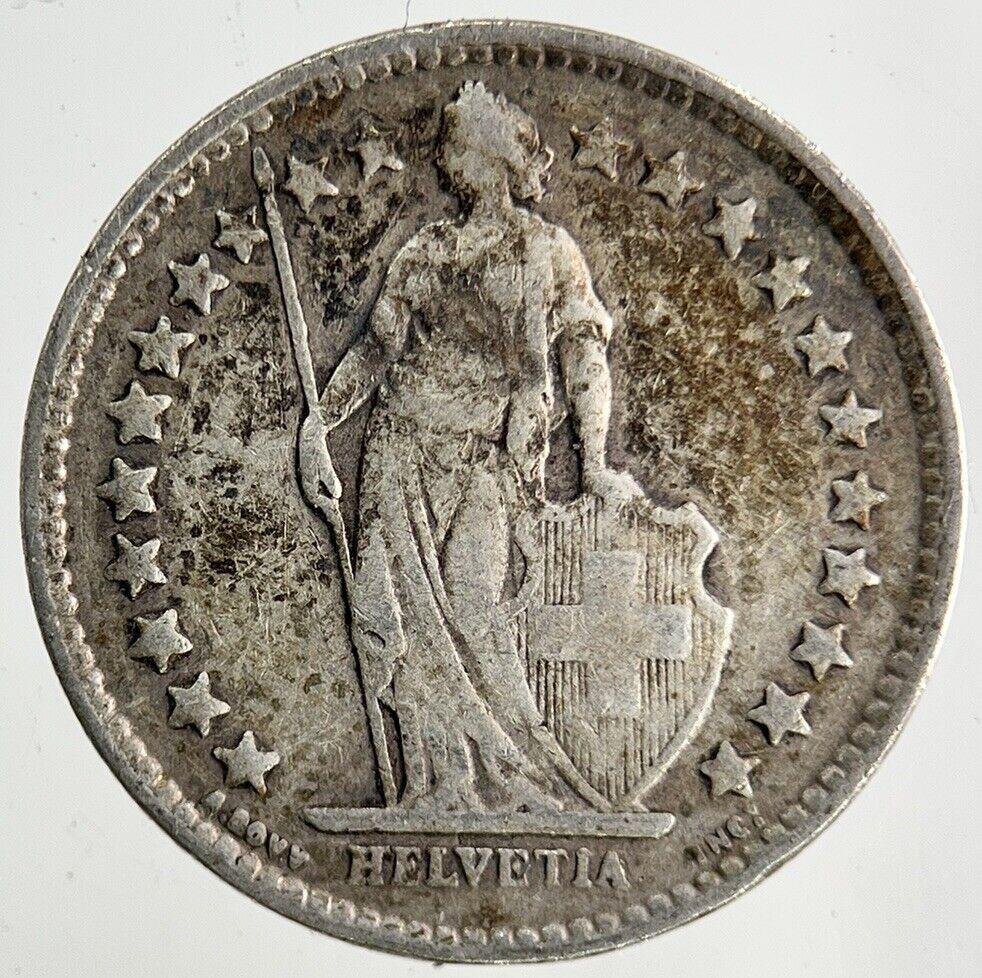 1916 Switzerland Swiss 1/2 Half Franc Silver Coin | Collectable Grade
