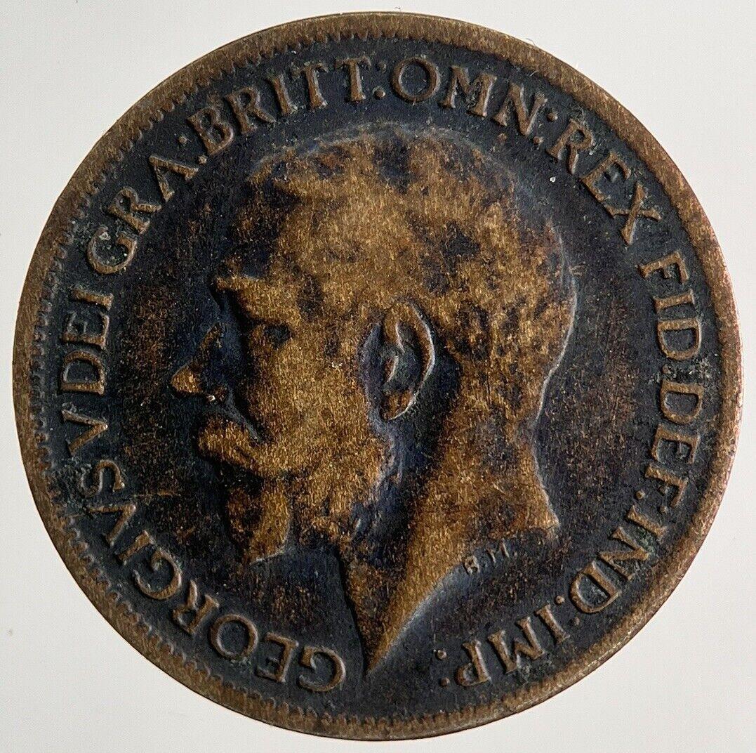 1917 George V Farthing Coin | Fine Collectable Grade
