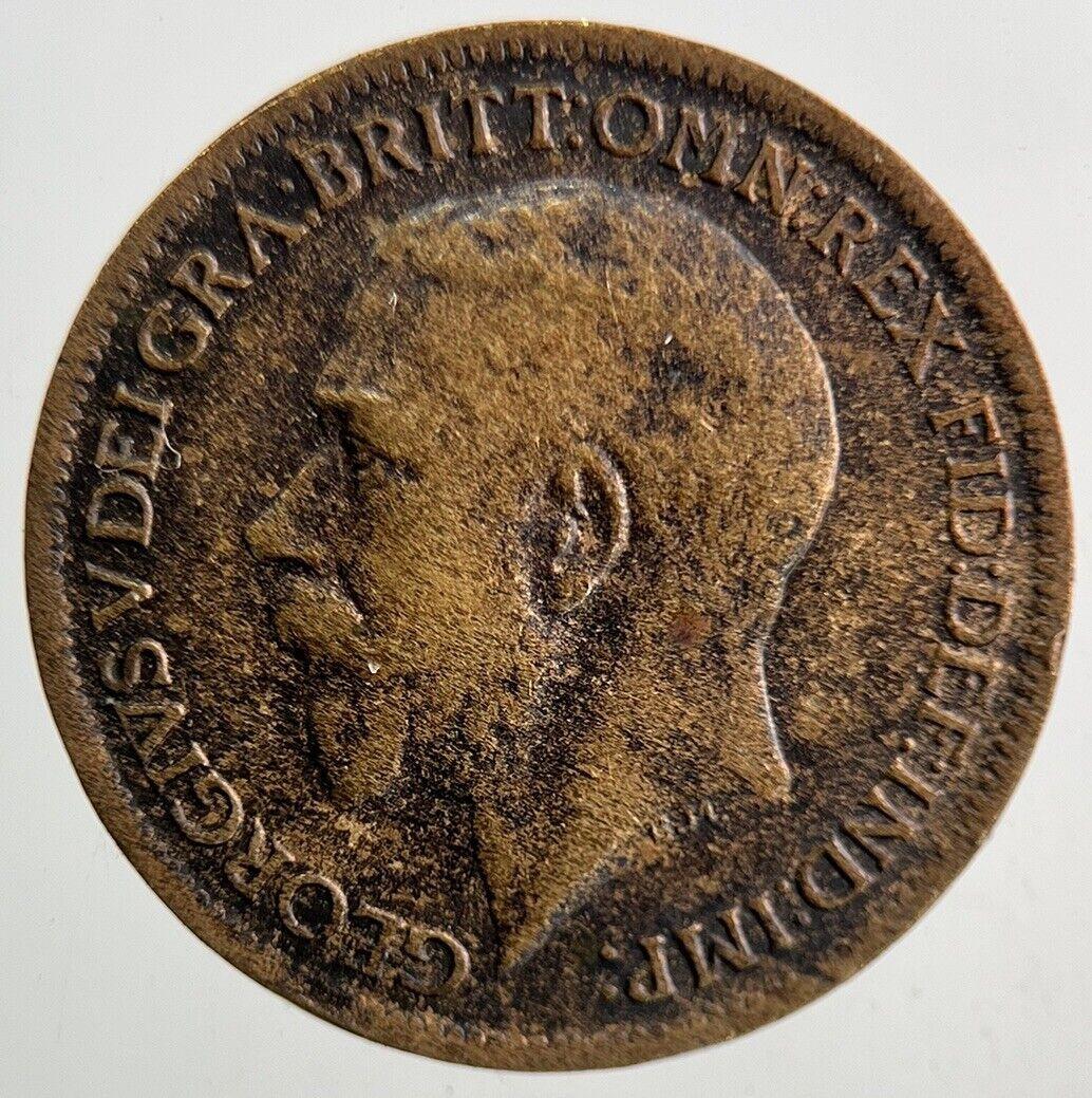 1917 George V Farthing Coin | Fine Collectable Grade