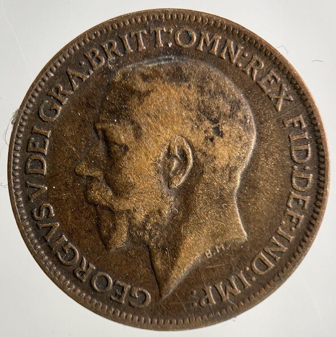 1917 George V Farthing Coin | Fine Collectable Grade