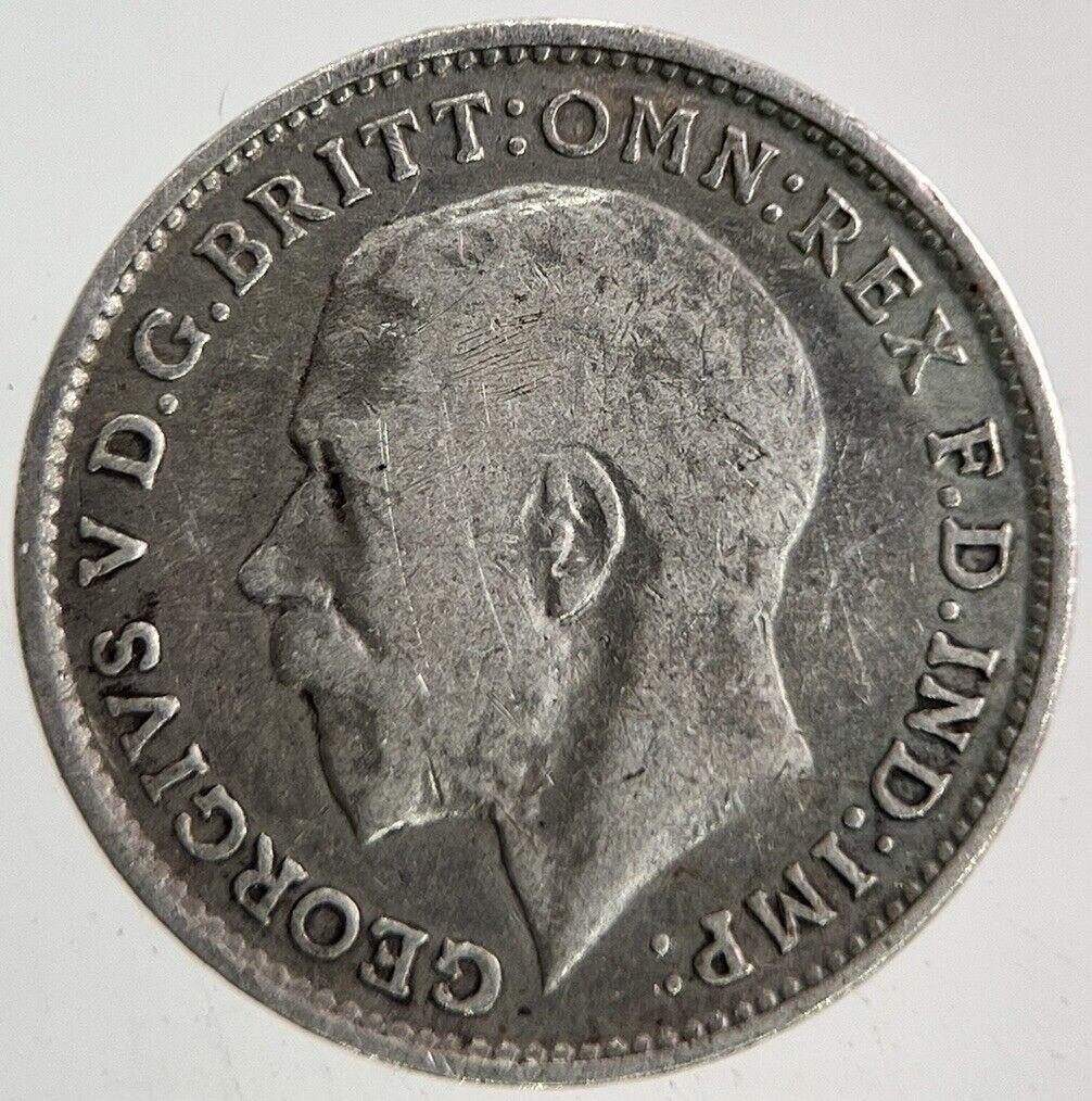 1917 George V Threepence Silver Coin | Fine Collectable Grade