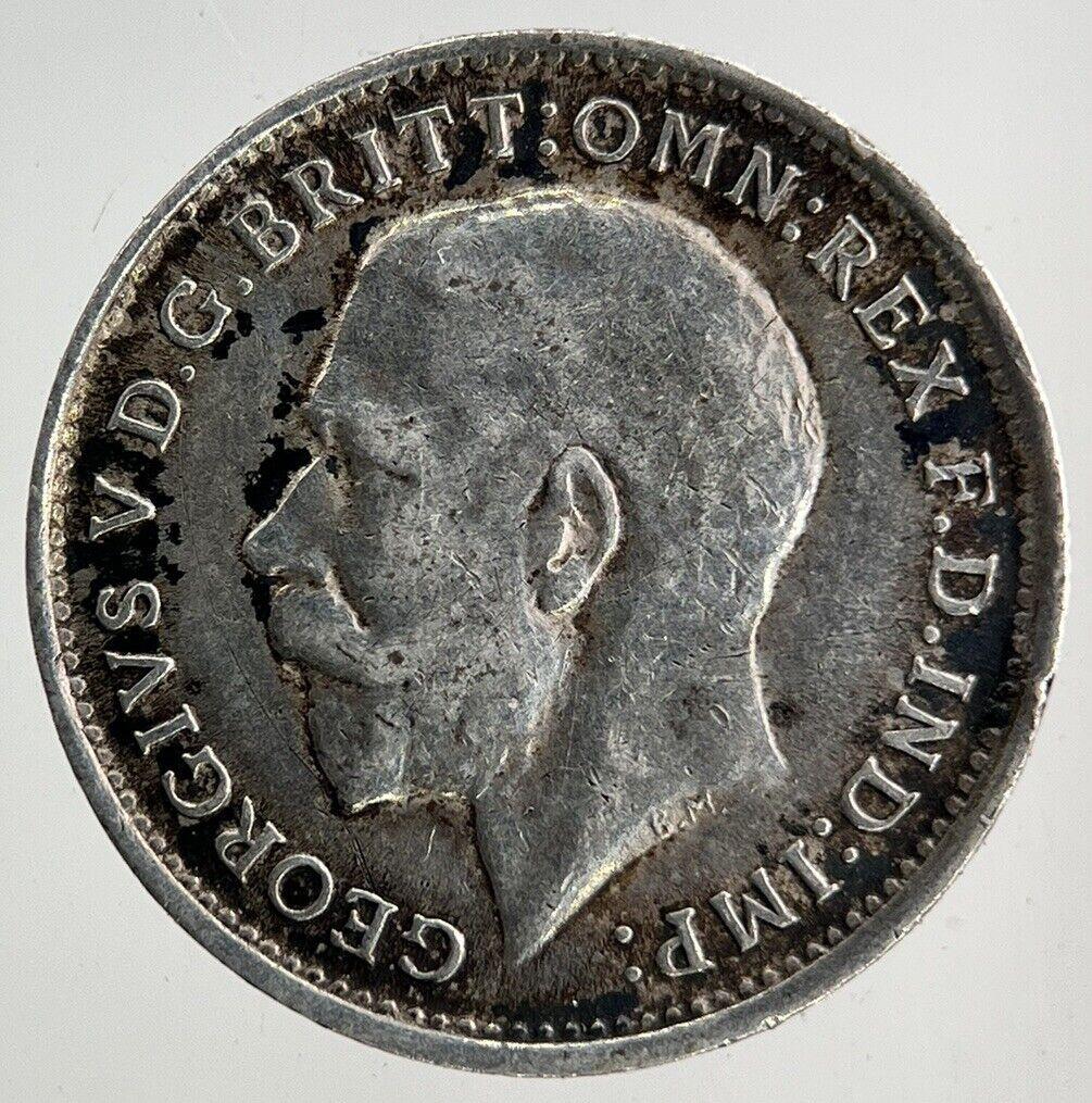 1917 George V Threepence Silver Coin | Very High Grade