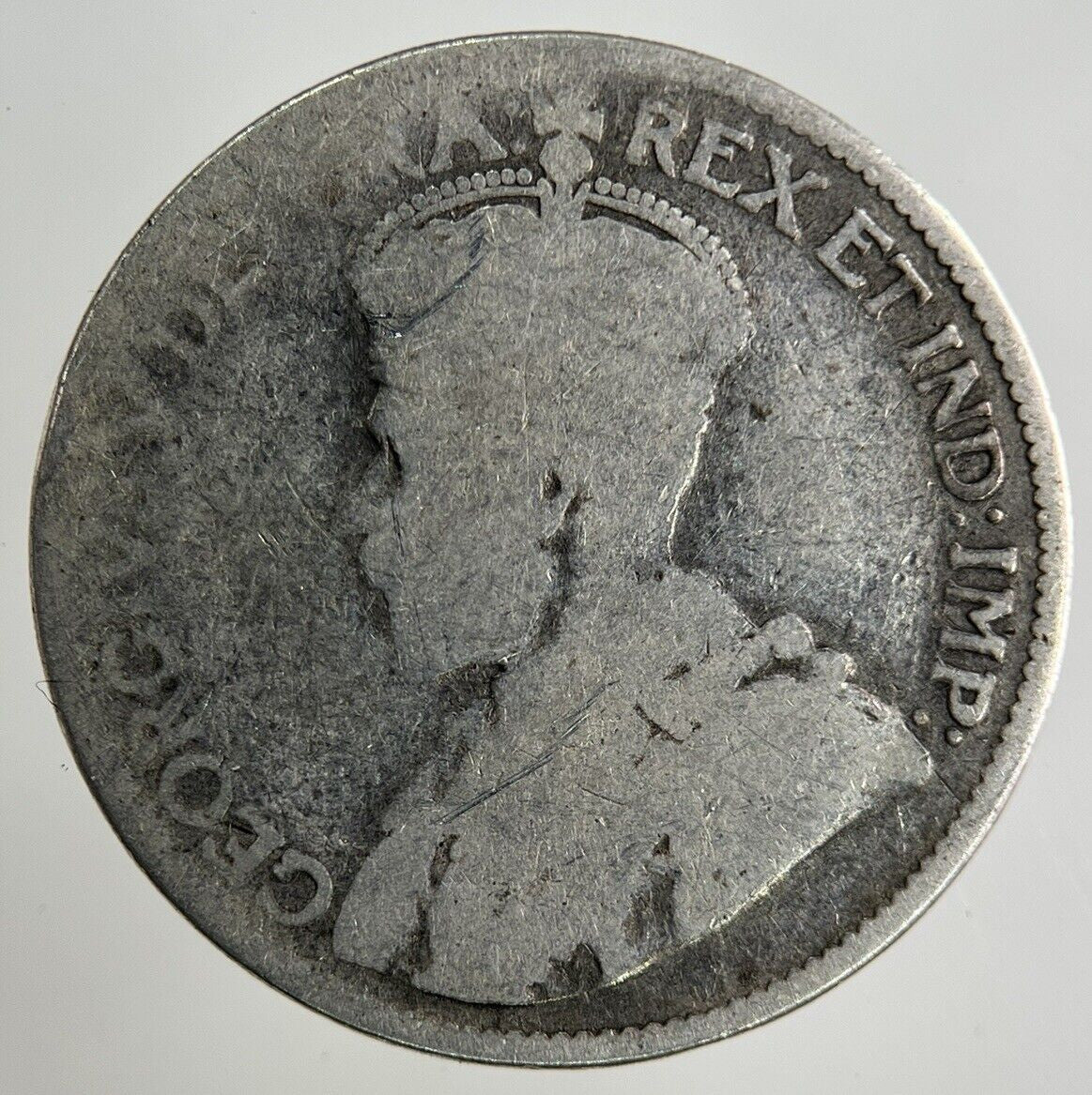 1918 Canada 25 Cents Silver Coin | Fair Grade