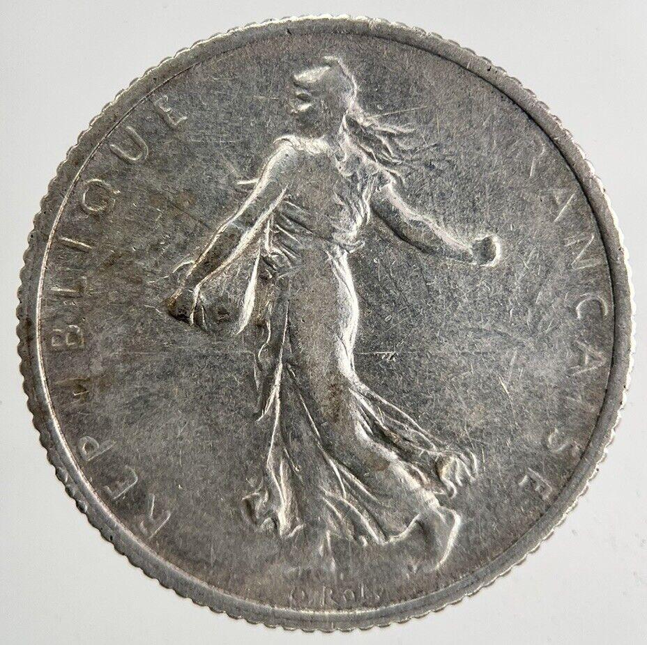 1918 France 1 Franc Silver Coin | Fine Collectable Grade