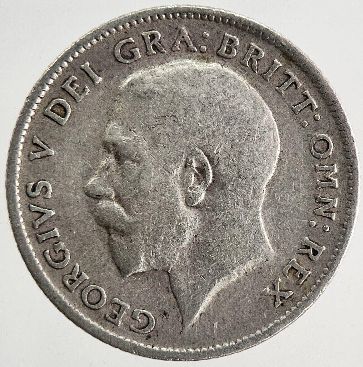 1918 George V Sixpence Silver Coin | Fine Collectable Grade