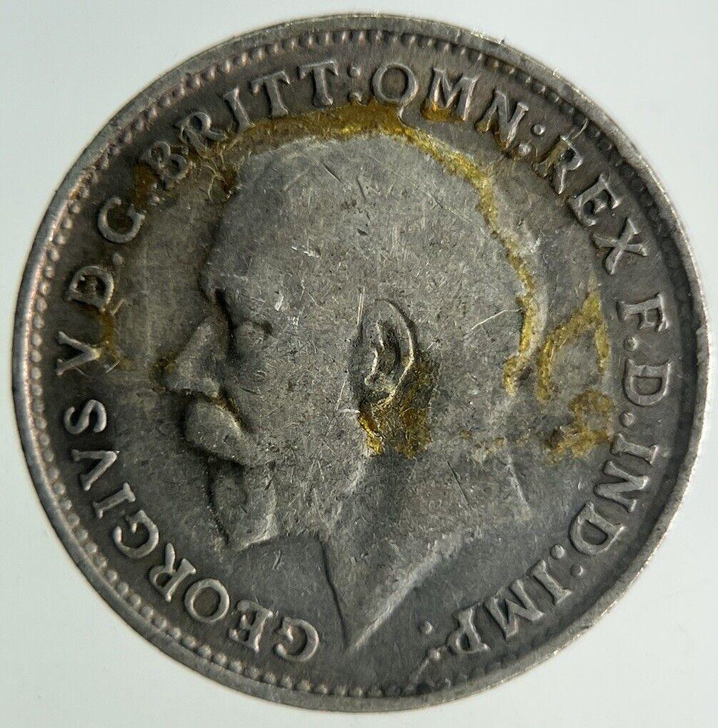 1918 George V Threepence Silver Coin | Fine Collectable Grade