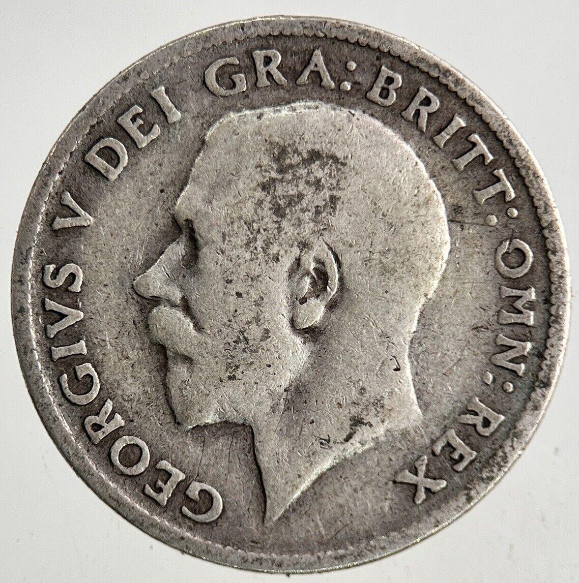 1918 George V Sixpence Silver Coin | Fair Grade
