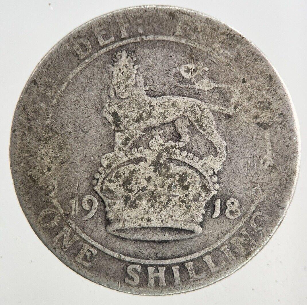 1918 George V One Shilling Silver Coin | Collectable Grade