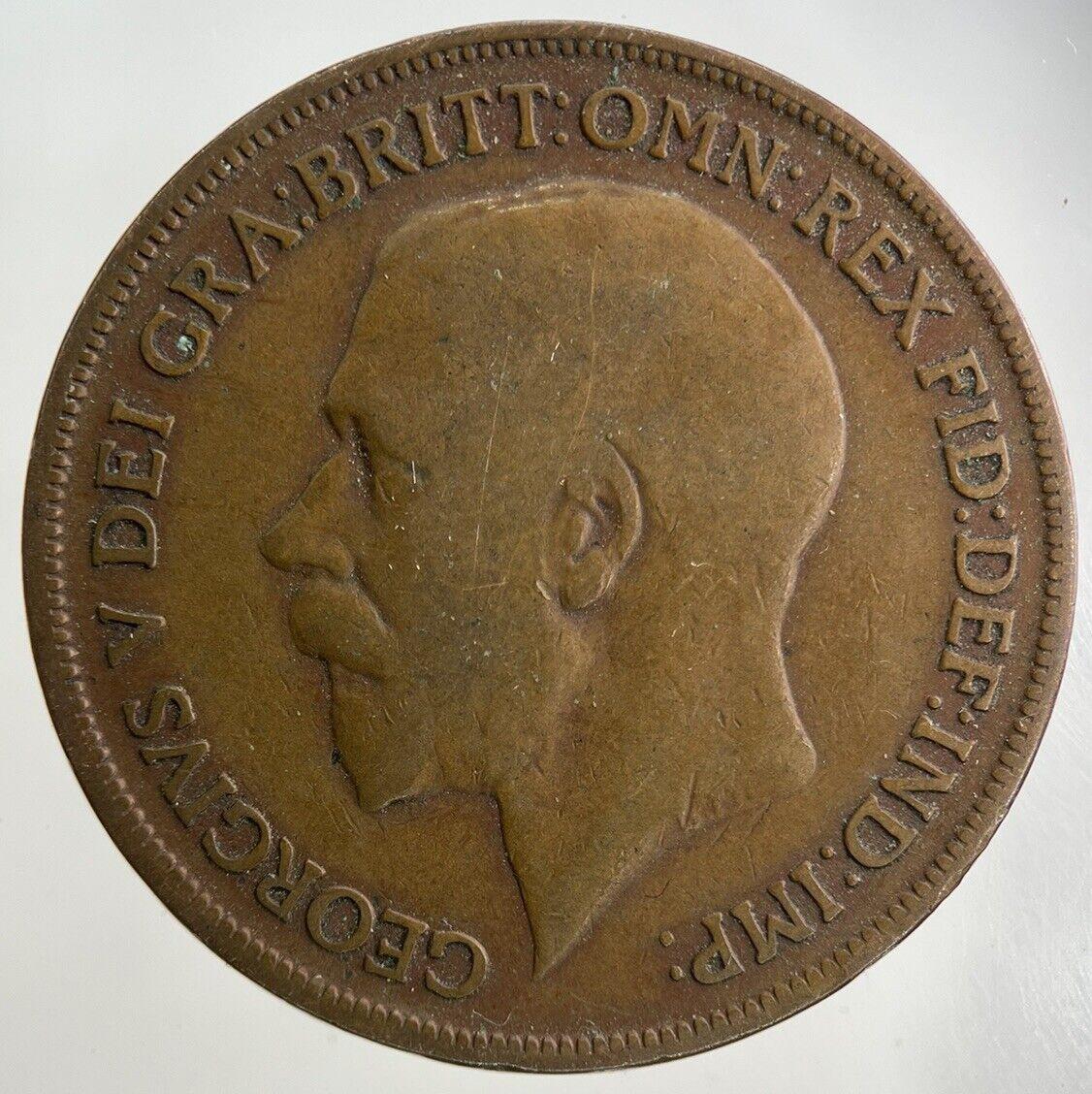 1918 George V One Penny Coin | Collectable Grade