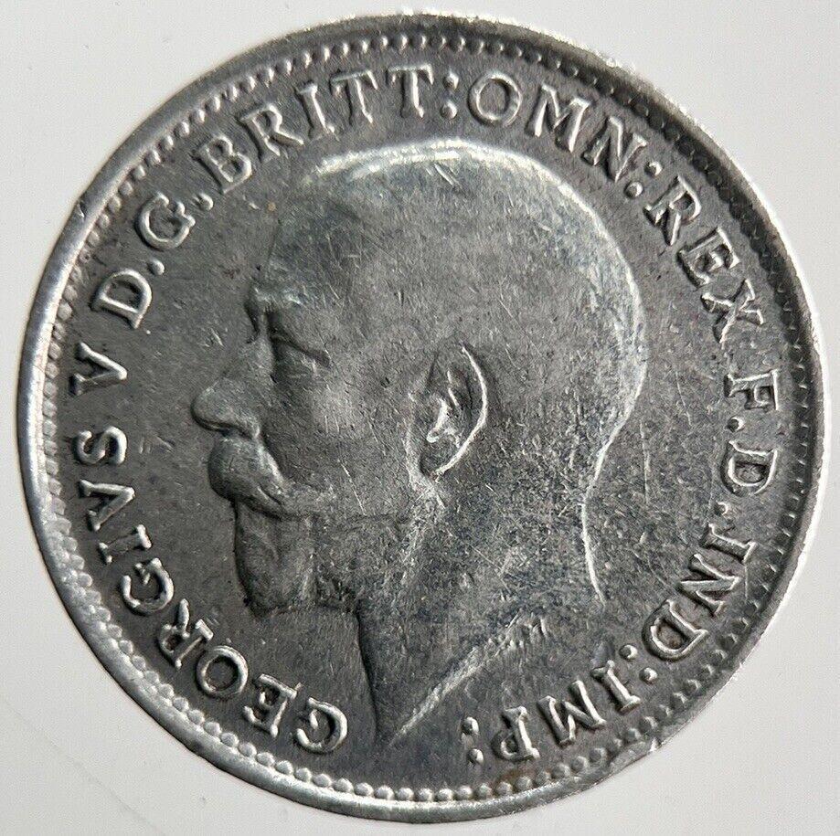 1918 George V Threepence Silver Coin | Very High Grade | a4629