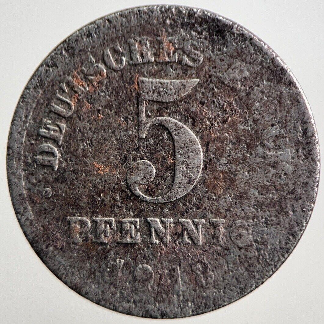 1918 Germany 5 Pfennig Coin | Collectable Grade | a3083