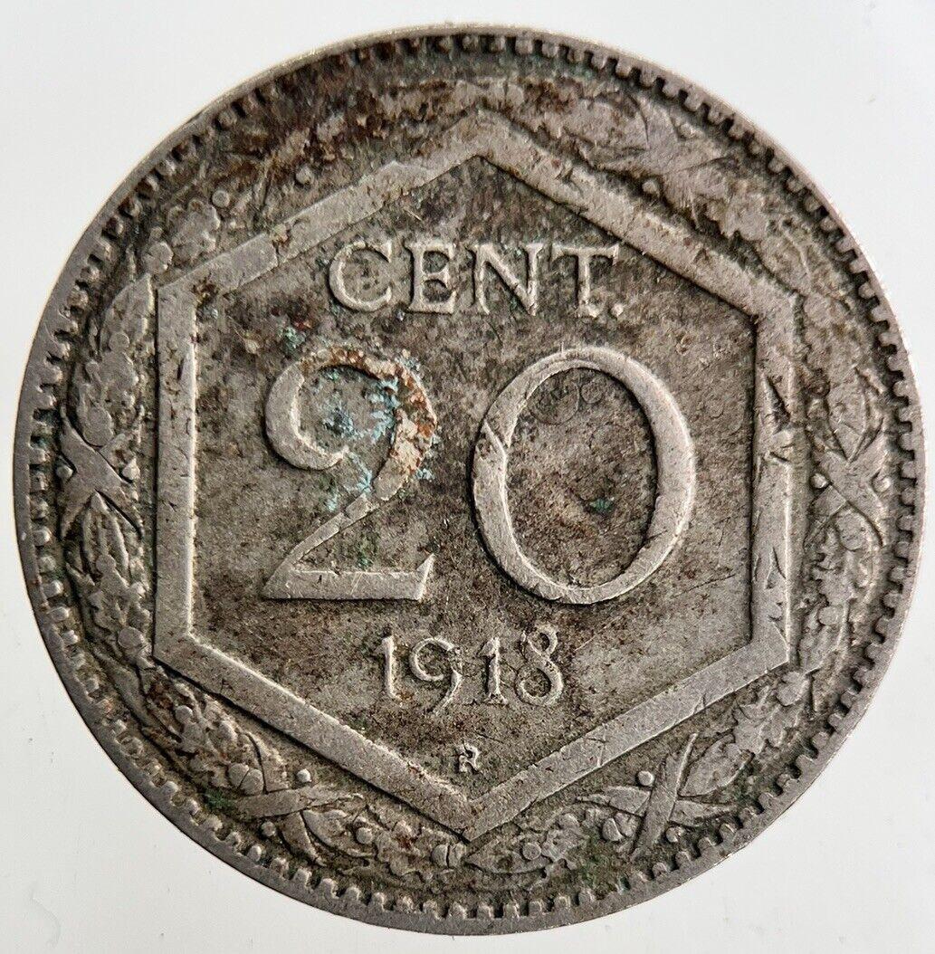 1918 Italy 20 Centesimi Coin | Fine Collectable Grade