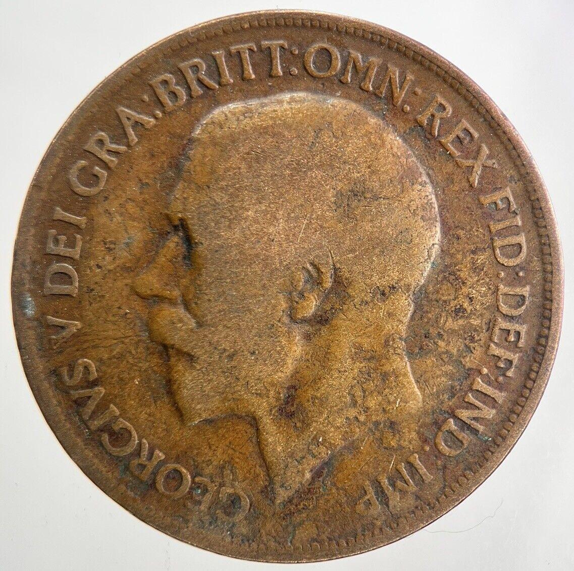 1919 George V One Penny Coin | Collectable Grade