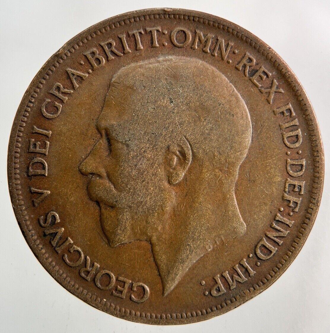 1919 George V One Penny Coin | Collectable Grade