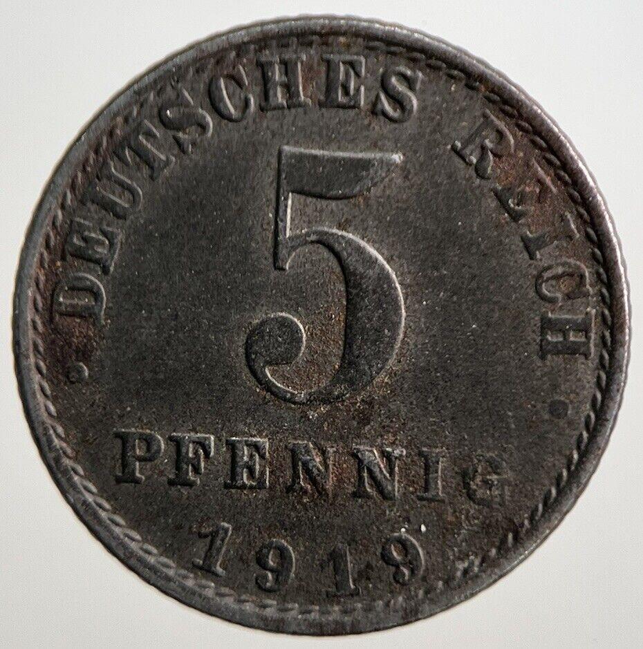 1919 Germany 5 Pfennig Coin | Collectable Grade | a3084