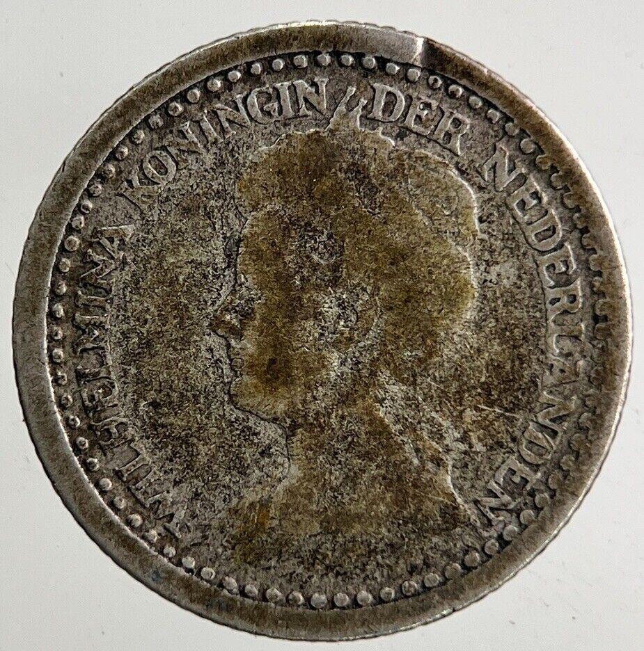 1919 Netherlands 10 Cents Silver Coin | Collectable Grade