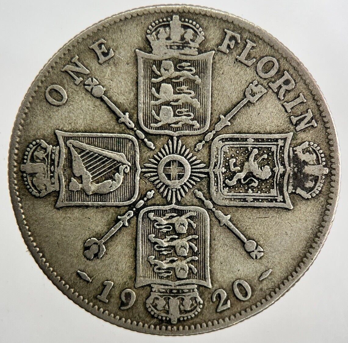 1920 George V Florin Silver Coin | Fine Collectable Grade