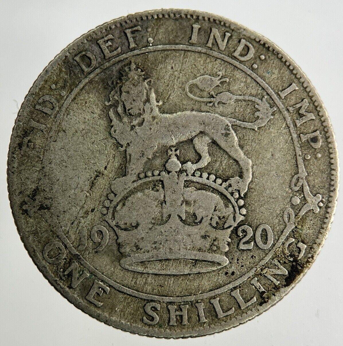 1920 George V Shilling Silver Coin | Collectable Grade