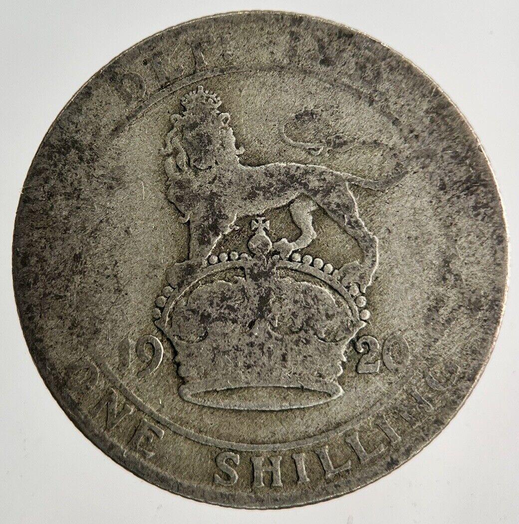 1920 George V Shilling Silver Coin | Fair Grade