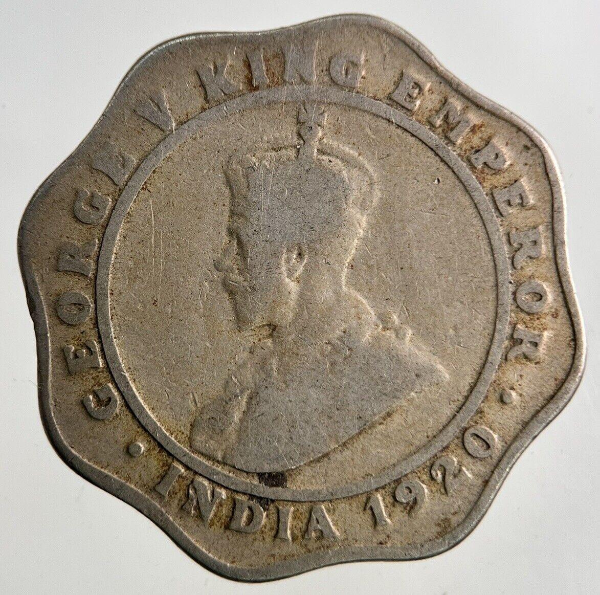 1920 India 4 Annas Coin | Fine Collectable Grade