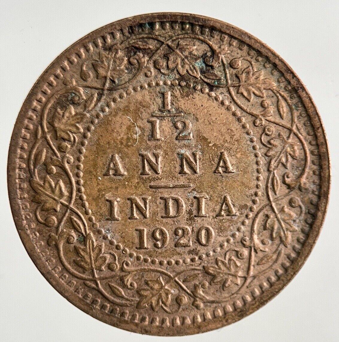 1920 India 1/12 Anna Coin | Fine Collectable Grade
