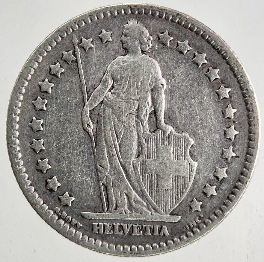 1920 Switzerland Swiss 1 Franc Silver Coin | Fine Collectable Grade