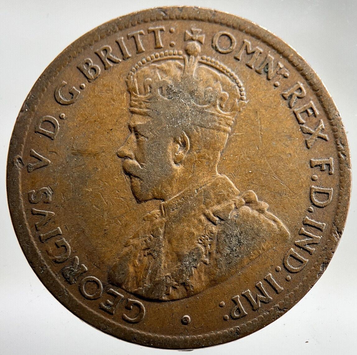 1921 Australia One Half Penny Coin | Collectable Grade | a1620