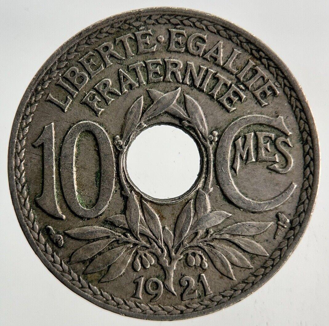 1921 France 10 Centimes Coin | Fine Collectable Grade
