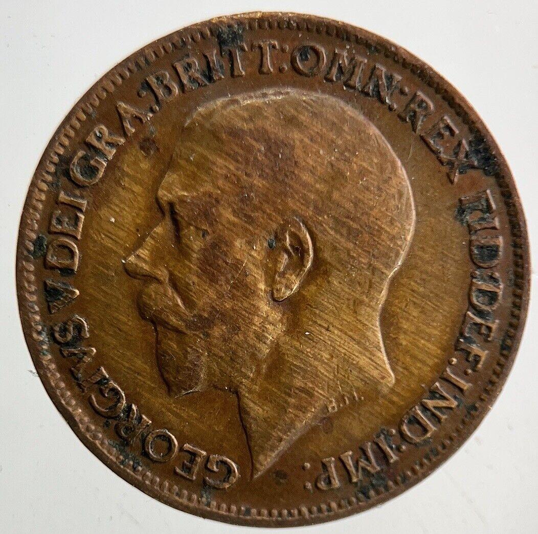 1921 George V Farthing Coin | Fine Collectable Grade