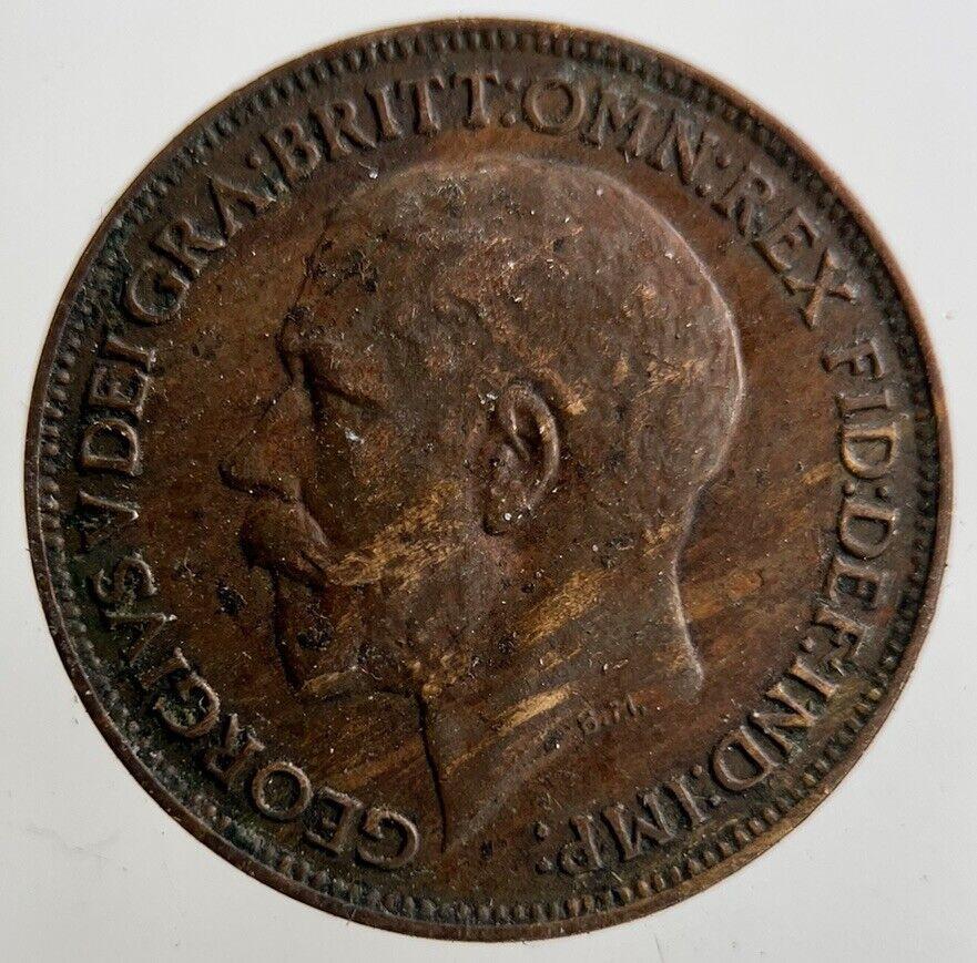 1921 George V Farthing Coin | Fine Collectable Grade