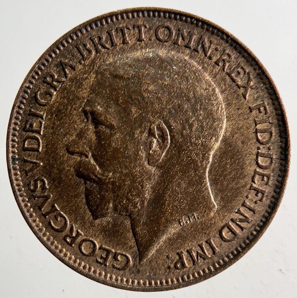 1921 George V Farthing Coin | Very High Grade