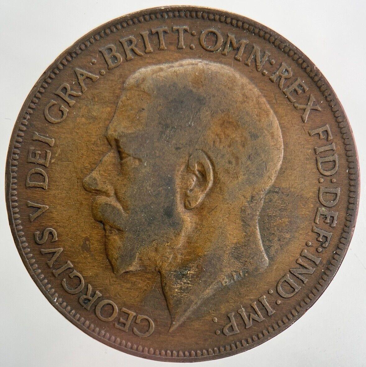1921 George V One Penny Coin | Fine Collectable Grade