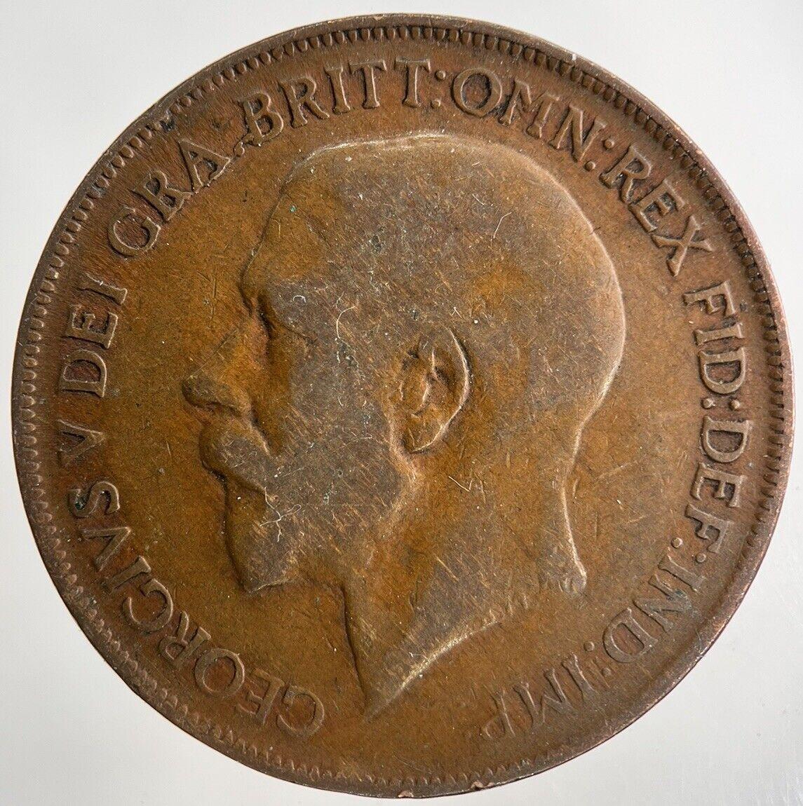 1921 George V One Penny Coin | Collectable Grade
