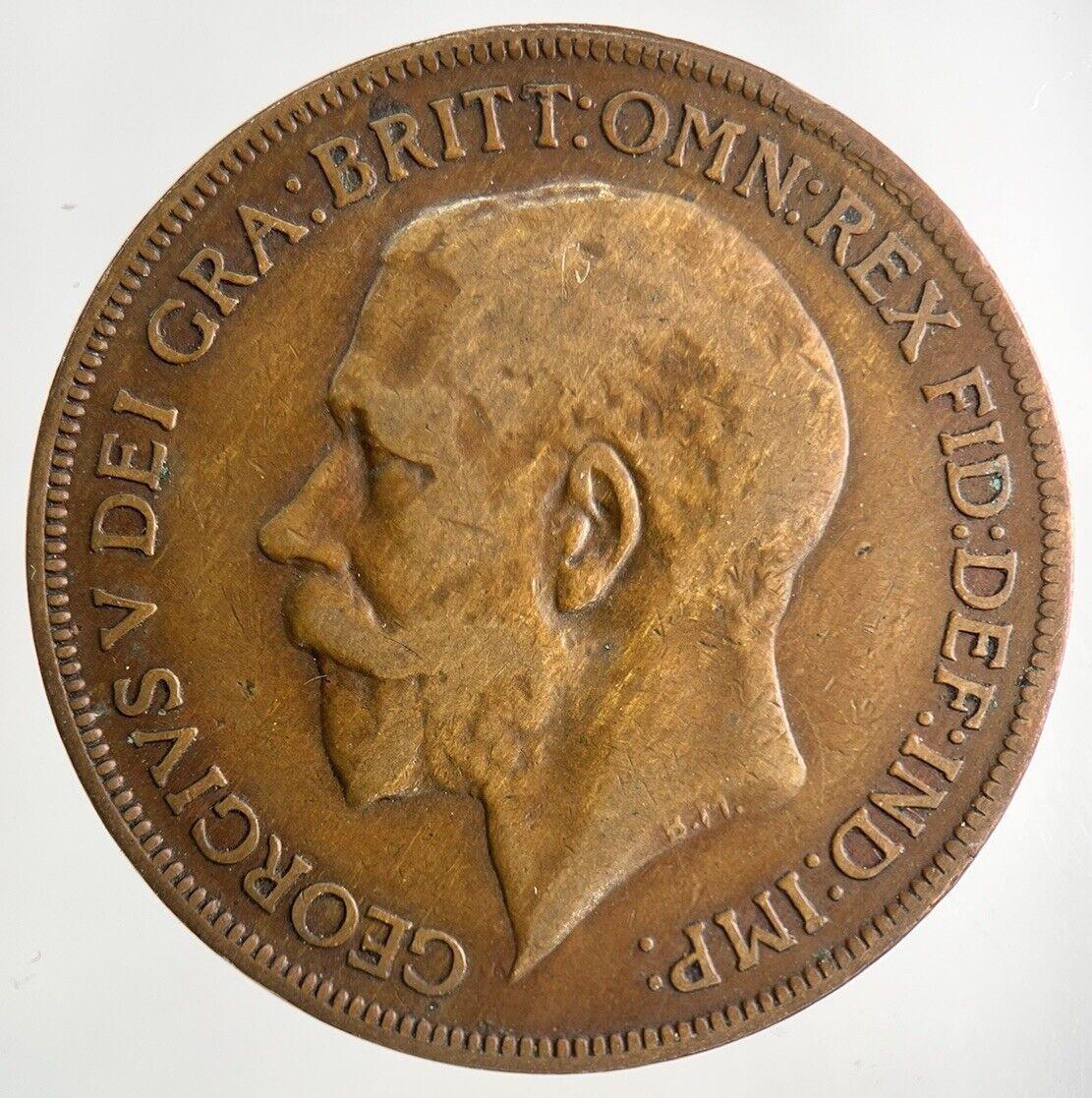 1921 George V One Penny Coin | Fine Collectable Grade