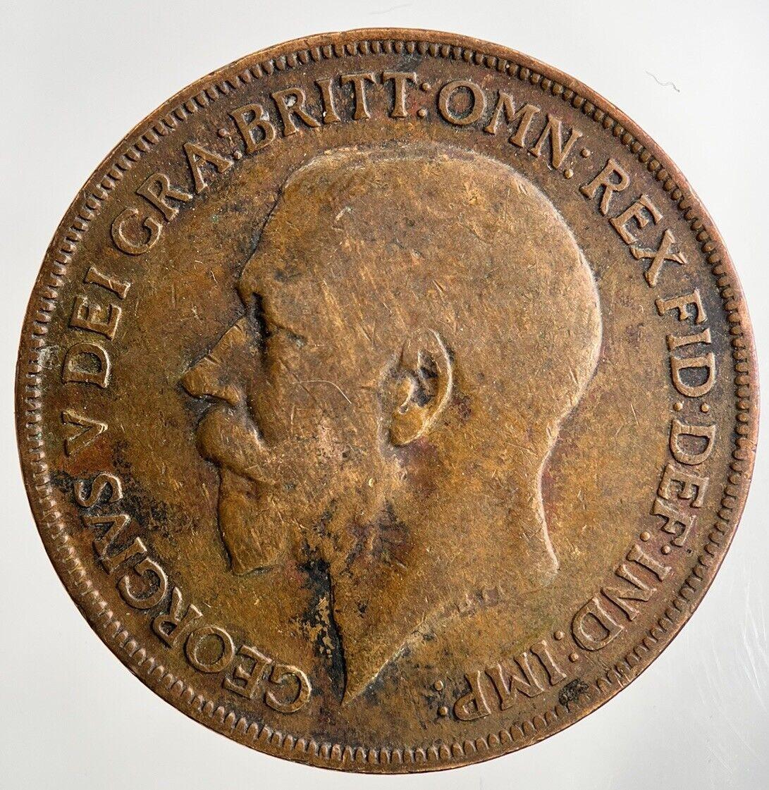 1921 George V One Penny Coin | Fine Collectable Grade