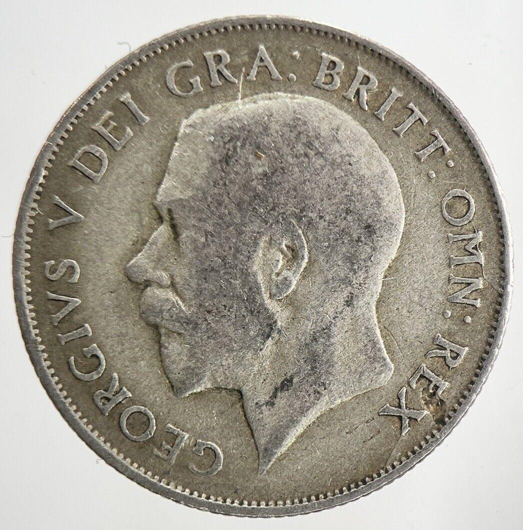 1921 George V Shilling Silver Coin | Fine Collectable Grade | a5366