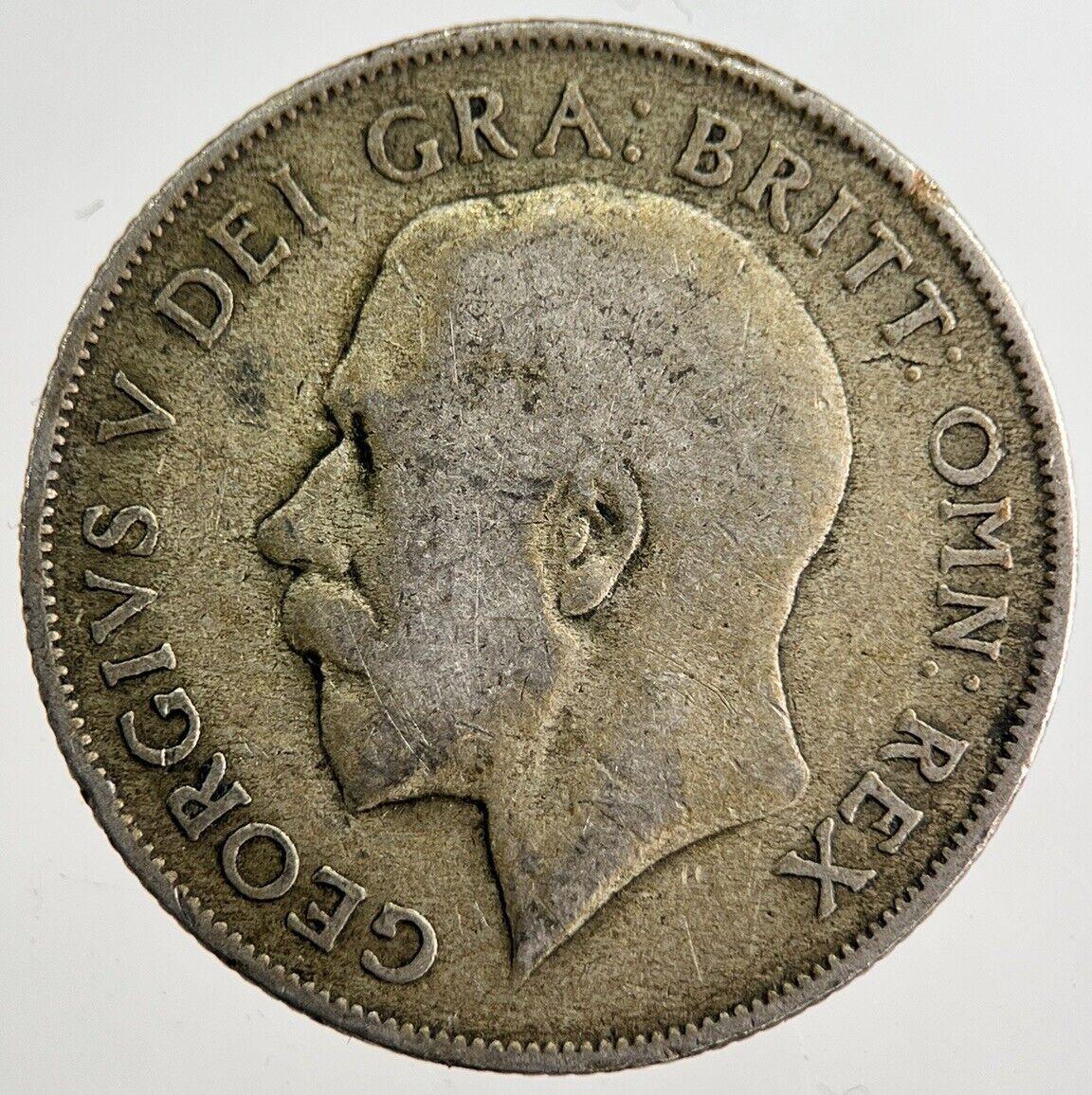 1921 George V Shilling Silver Coin | Collectable Grade | a8194