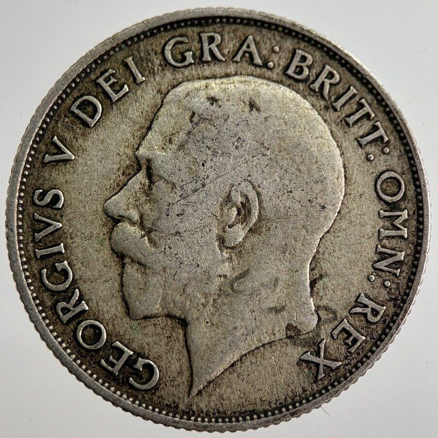 1921 George V Shilling Silver Coin | Very High Grade | a8608