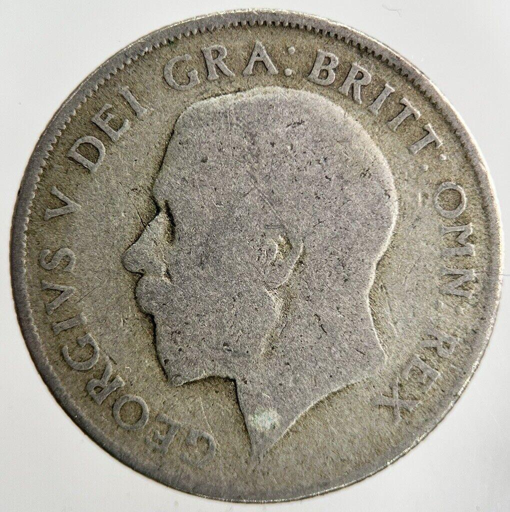 1921 George V Shilling Silver Coin | Fair Grade