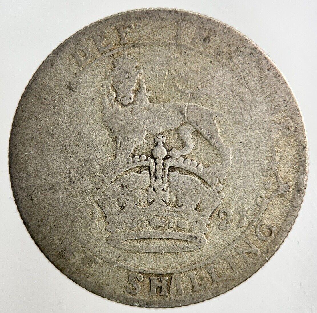 1921 George V Shilling Silver Coin | Fair Grade