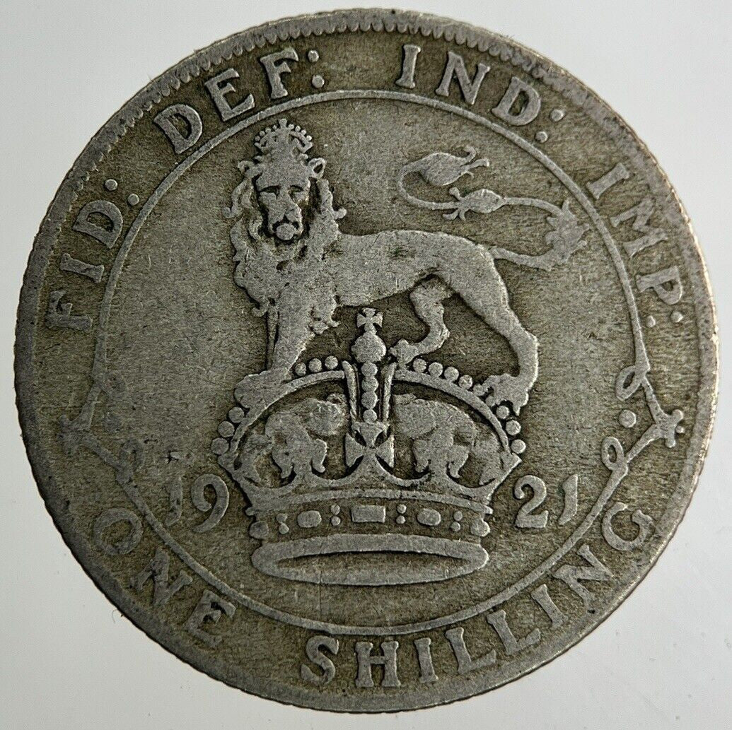 1921 George V Shilling Silver Coin | Collectable Grade