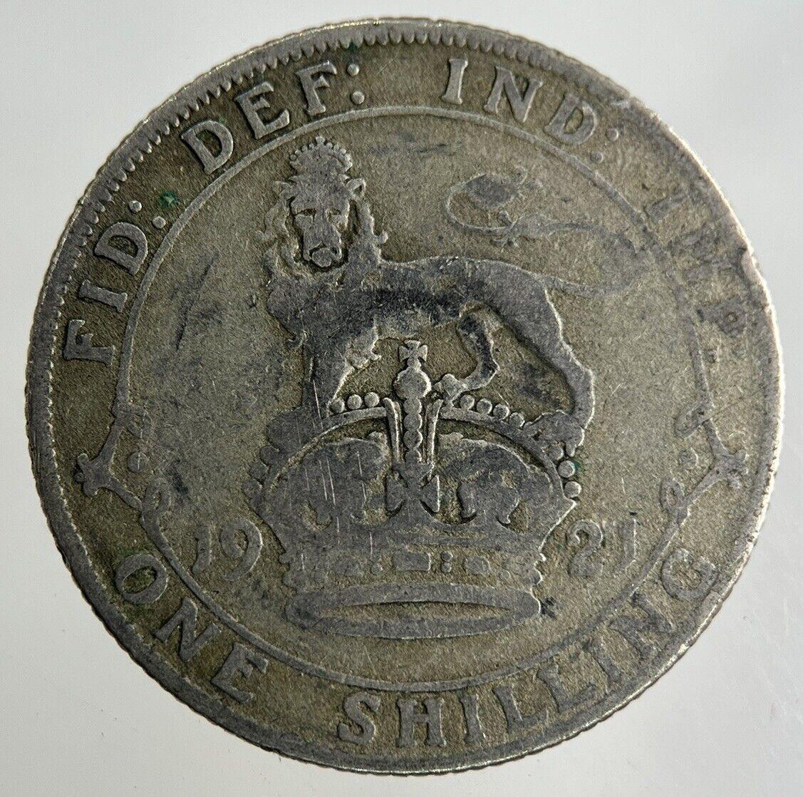 1921 George V Shilling Silver Coin | Collectable Grade